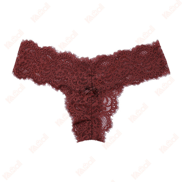 no trace wine red panties